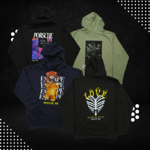 Explore the Mystic Six collection of hoodies and sweatshirts, showcasing bold streetwear designs. Stay comfortable and on-trend with premium layering pieces for every season.