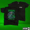 Comfort Fit Graphic Tee Venom by Mystic Six, featuring a bold green Venom graphic on a soft 60-40 cotton blend for a cool and comfortable streetwear look.